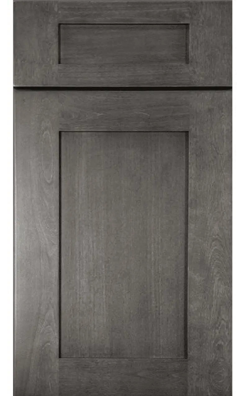 Modern Gray Shaker cabinet door