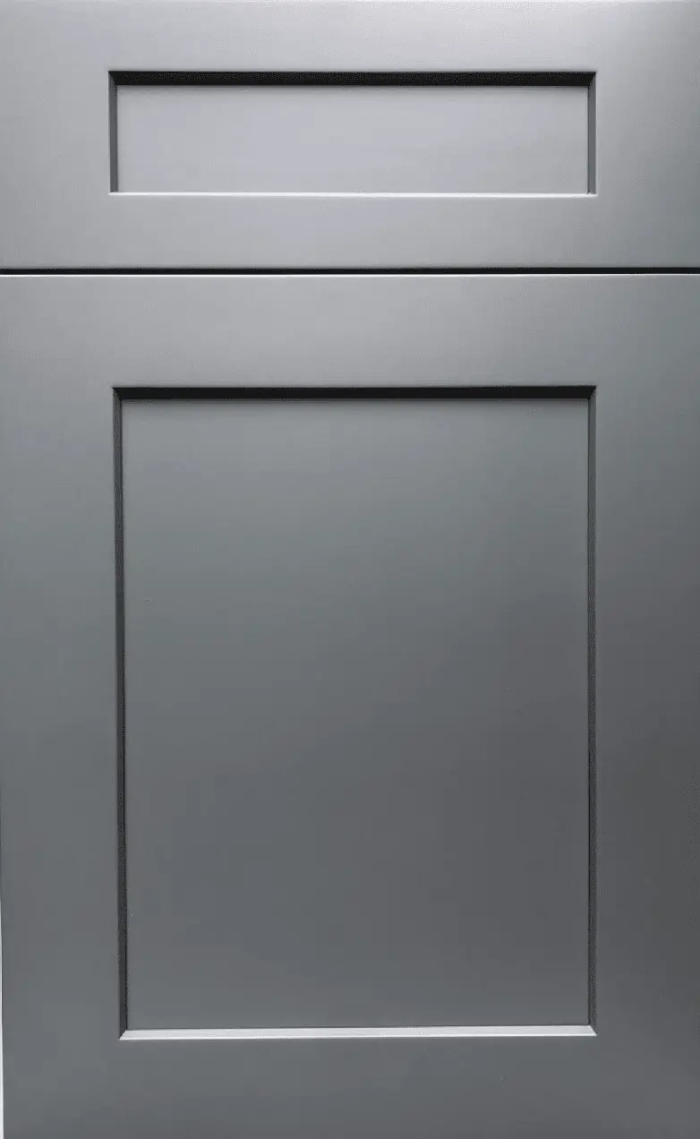 Victory Gray Shaker cabinet door