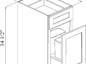 Base Cabinets - PW-BWBKT18