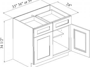 Base Cabinets - PW-B33-36-39