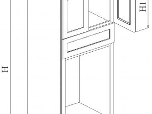 Tall Cabinets - PW-OVD338427-339027-339627