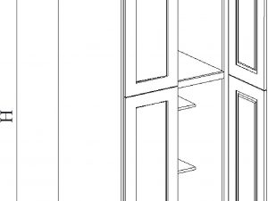 Tall Cabinets -  PW-WP308427-309027-309627