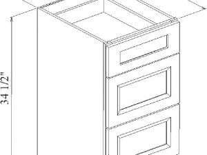 Vanity Cabinets - PW-VDB15-18